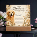 Personalized Pet Memorial Keepsake with Paw Print Name Necklace