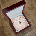 Baby Loss Memorial Necklace, The Firsts I Never Got to See, Pregnancy Loss Remembrance Gift - Pink Floral