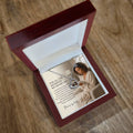 Miscarriage Memorial Necklace, Pregnancy Loss Gift, Baby Loss Remembrance Jewelry - Biracial Mother